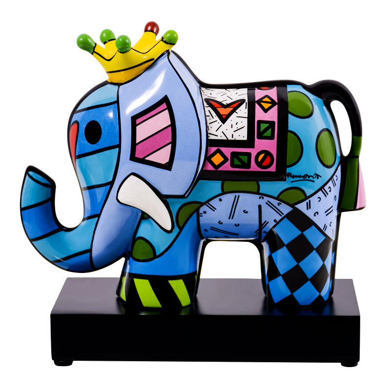 高宝德艺(goebel)进口陶瓷大象办公室桌面摆件布里托艺术礼品家居装饰