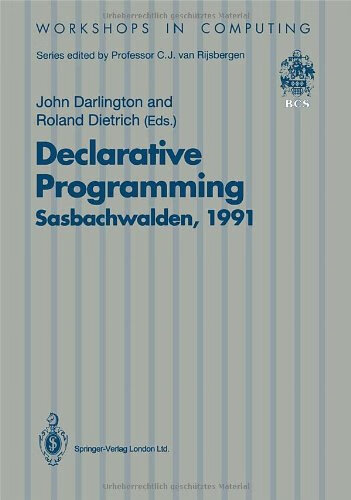 预订 declarative programming, sasbachwalden 1991