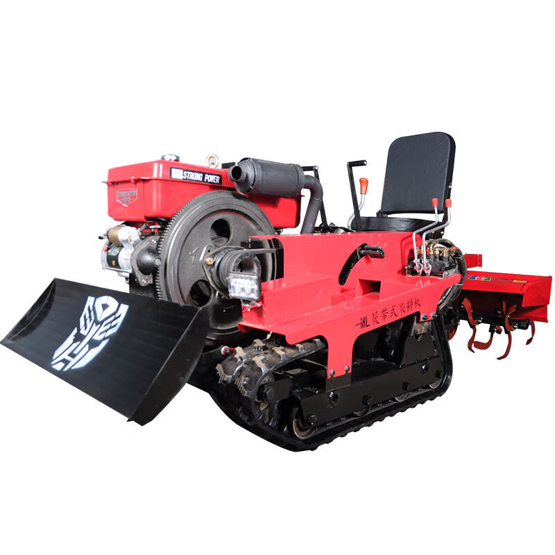 奔新农新款履带微耕机柴油农业小型四驱开沟耕地起垄耕田播种犁地旋耕