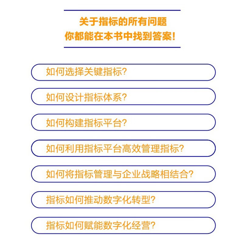 指标体系与指标平台：方法与实践详情图