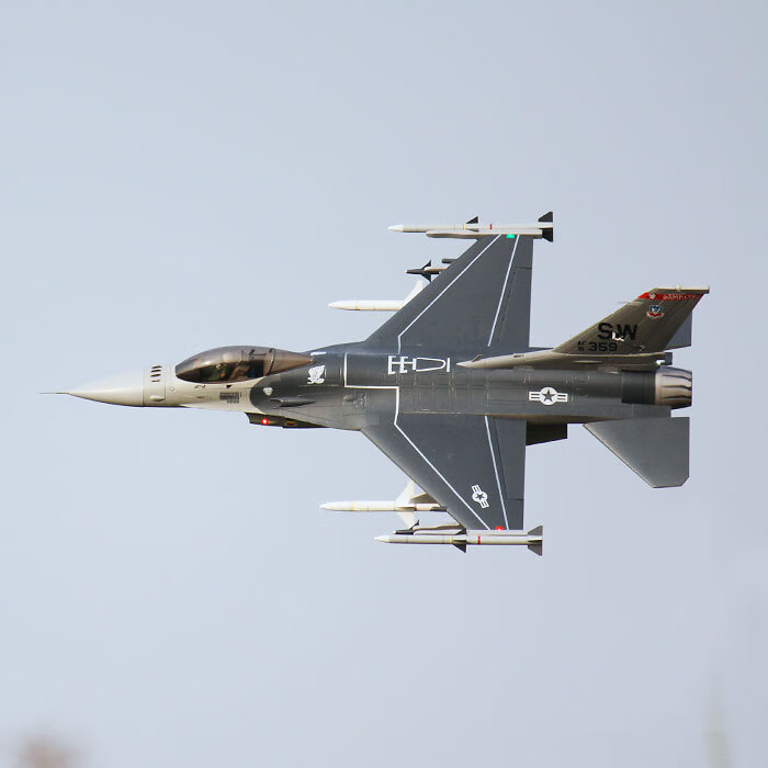 天智星战斗机遥控飞机模型喷气式f-16 90mm涵道 模型飞机 f16  遥控