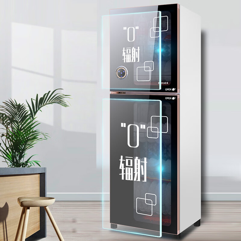 金立厨电消毒柜家用立式迷你小型双门高温不锈钢商用大容量消毒碗柜 【双门三层】78L高72.5cm臭氧+高温消毒