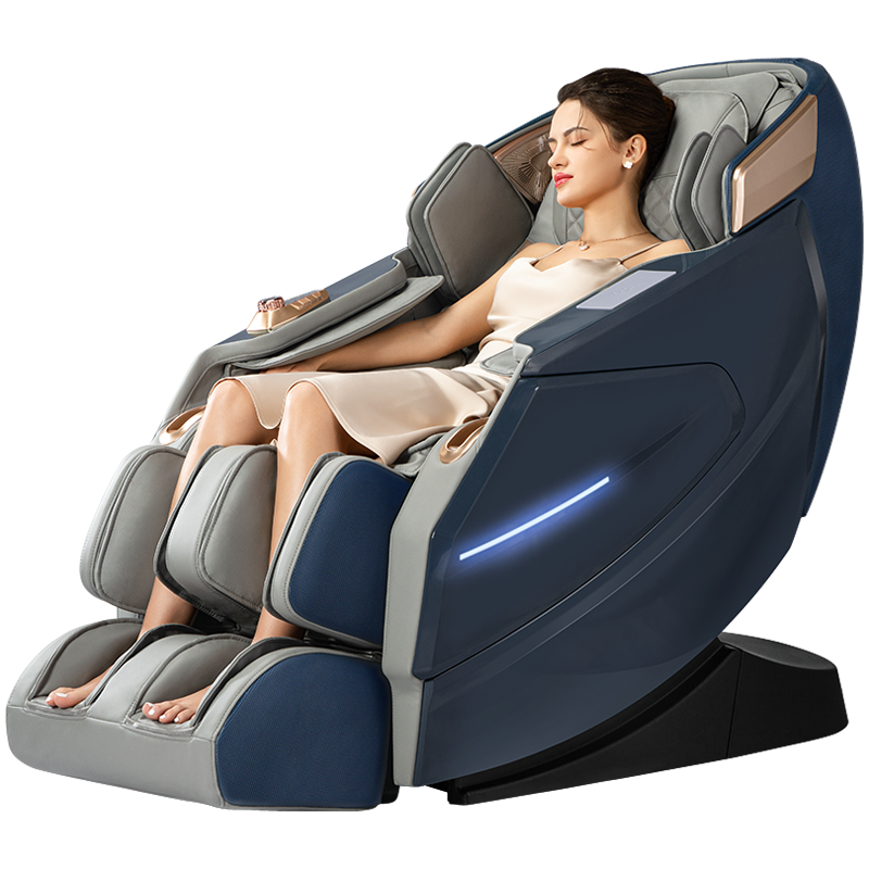 迪斯（双子机芯）按摩椅家用全身3D太空舱电动按摩椅多功能加热电动按摩沙发椅A17L 老人生日新年礼物