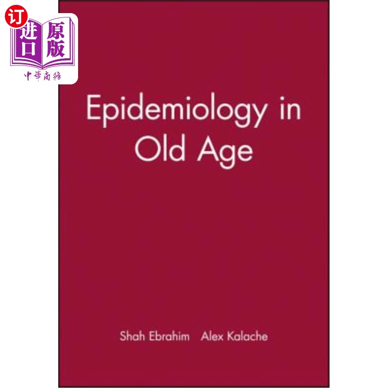 海外直订医药图书epidemiology in old age 老年流行病学