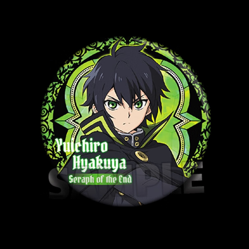 卓狮终结的炽天使 动漫徽章cos周边胸章二次元吧唧終克罗里百夜米迦尔