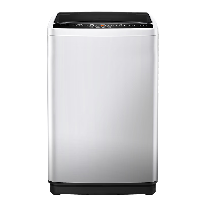 创维(SKYWORTH) 8公斤 洗衣机全自动波轮 智能模糊洗 单脱水 老人租户 降噪省电 T80F