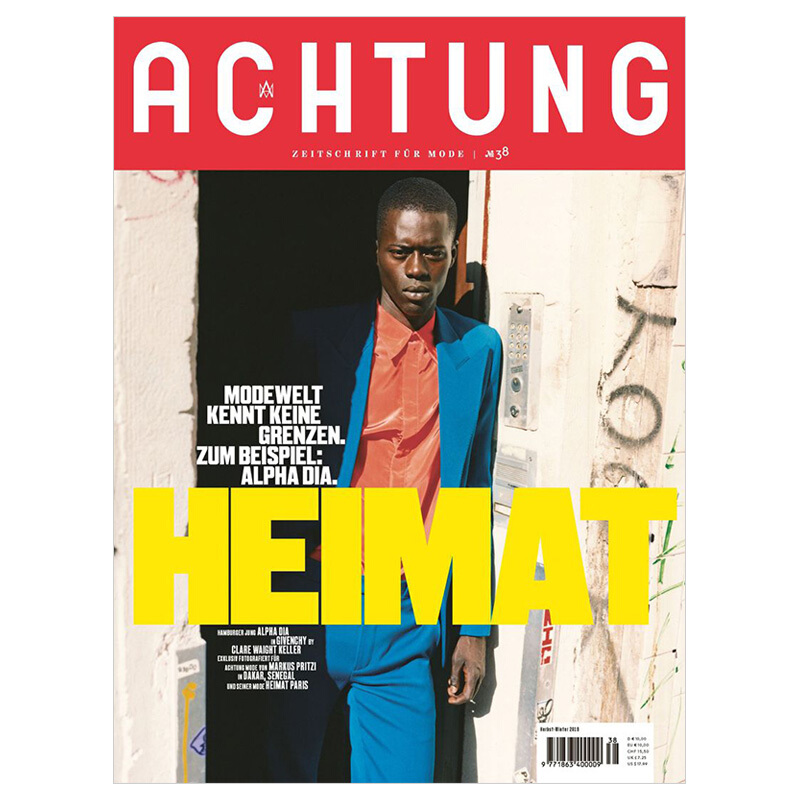 【包邮】【订阅】achtung 时尚综合杂志 德国德文原版 年订2期原版