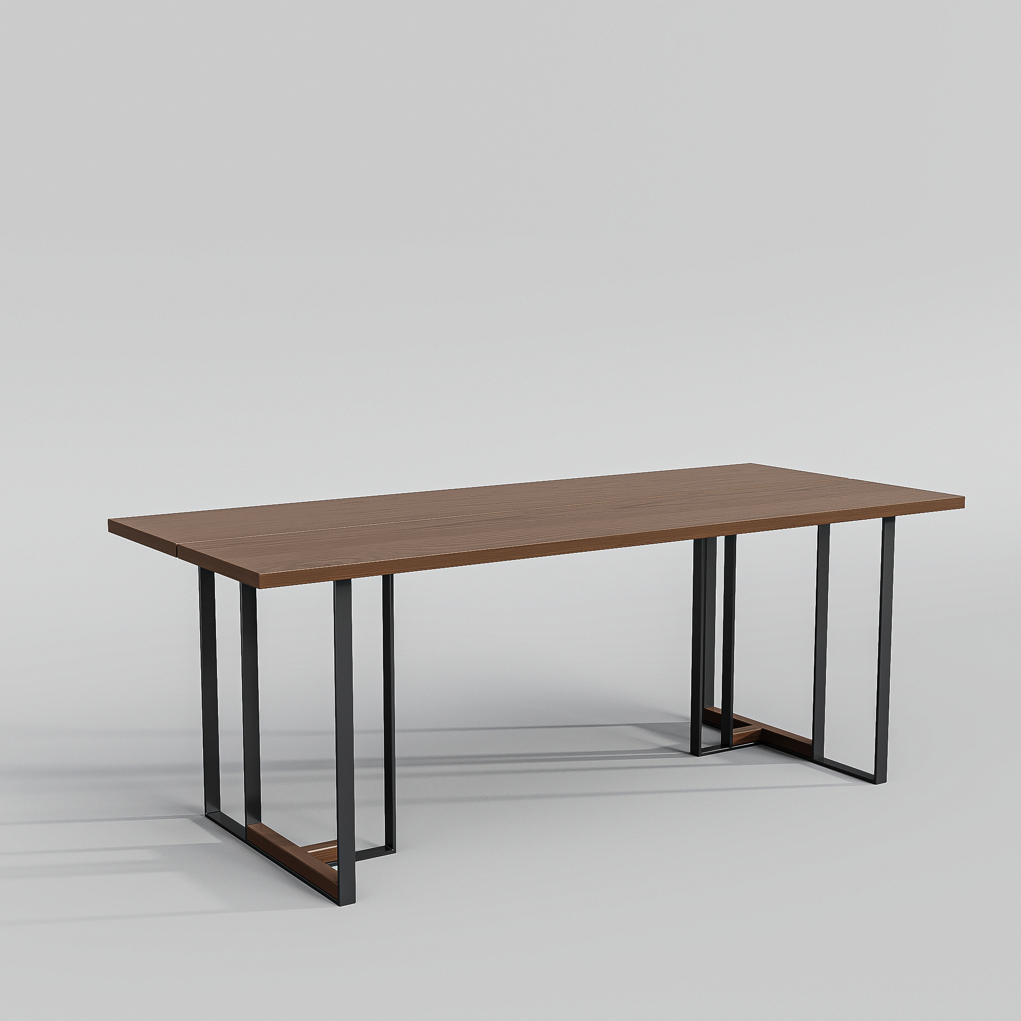 唐婳大书桌 工作台北欧实木电脑桌办桌长条会议一体简约现代家用 单桌