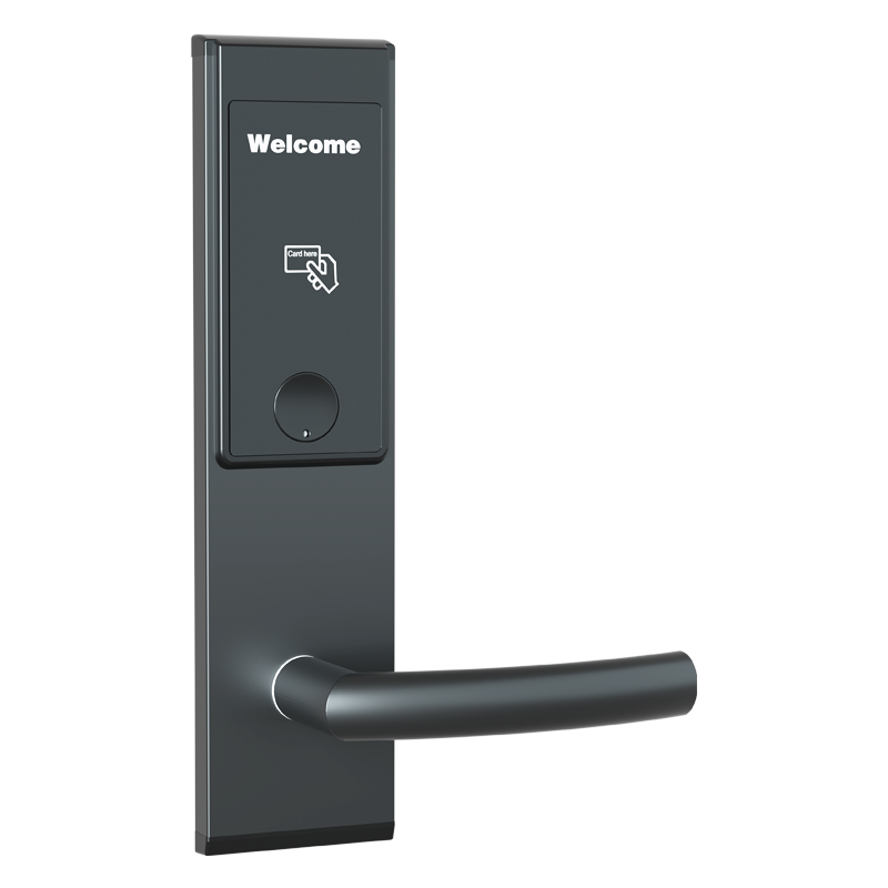 日翔酒店門鎖刷卡磁卡IC感應(yīng)鎖智能公寓民宿賓館鎖 RX日翔 黑色