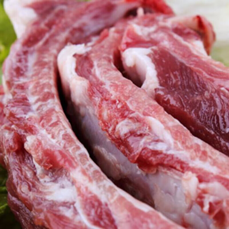 亲丰云南山猪猪肋排新鲜高原黑土猪农家深山放养土猪排1500g