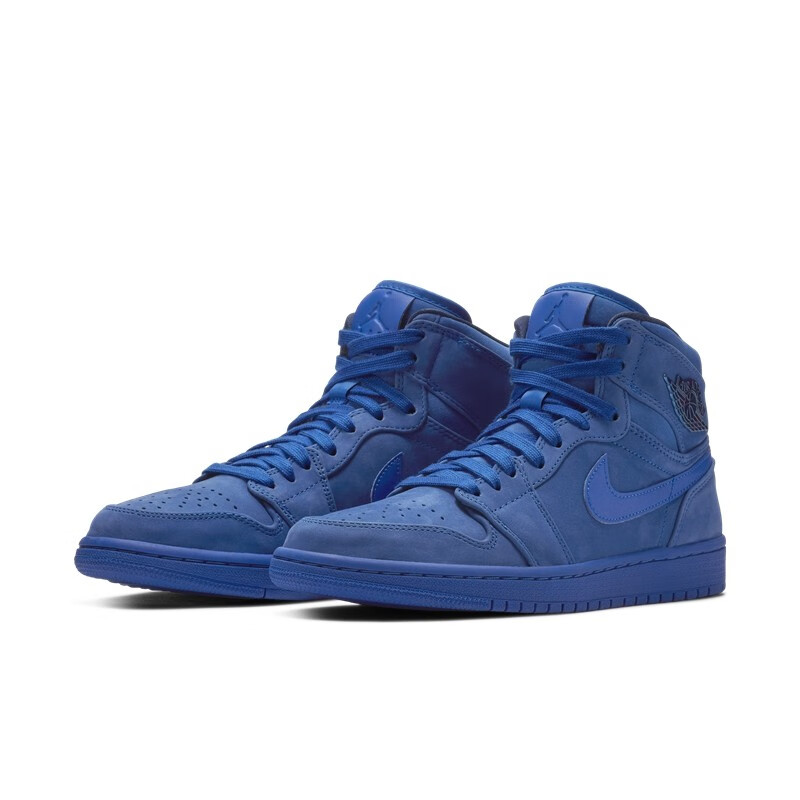 (nike)女鞋新款air jordan aj1运动篮球鞋ah7389-400 ah7389-400 蓝色