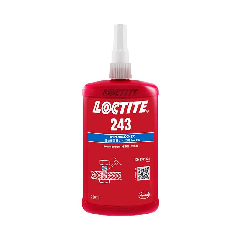 樂泰/loctite 243 263 222螺絲膠防水耐油膠水螺紋鎖緊固劑厭氧膠劑可拆卸耐高溫防松脫 243-250ml通用型中強(qiáng)度可拆卸-大瓶超值