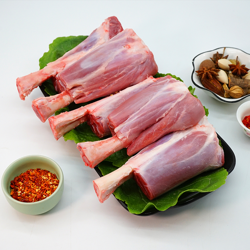 杞乐康 宁夏滩羊肉 新鲜羊肉 法式羊前腱 带骨羊小腿2斤/4斤/6斤礼盒