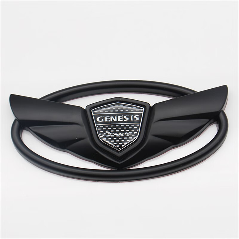 啡烽 适用于现代名图朗动索纳塔伊兰特改装劳恩斯酷派前后车标黑色标