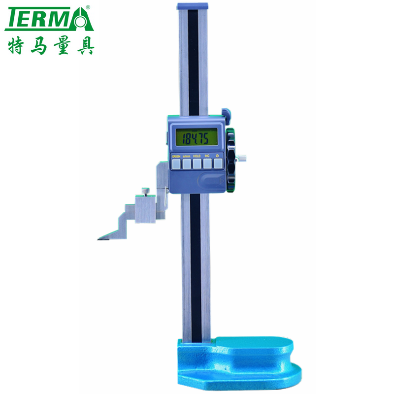 特马数显高度尺高度规任意位置公英制转换高度尺 0-300 数显高度尺0