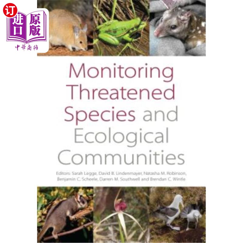 海外直订monitoring threatened species and ecological communities