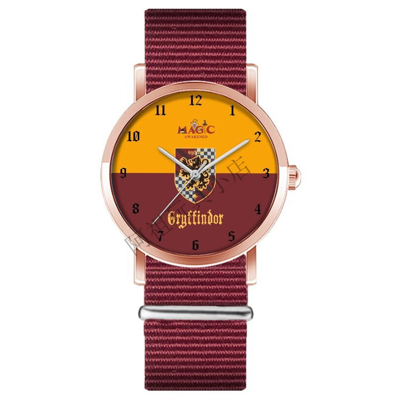 哈利波特手表  魔法学院格兰芬多电子表拉文克劳周边石英表手表防 狮