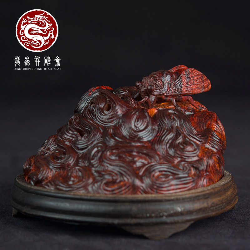 檀香紫檀印度小叶紫檀紫檀木盘香炉禅意摆件香道熏香炉金星老料手工