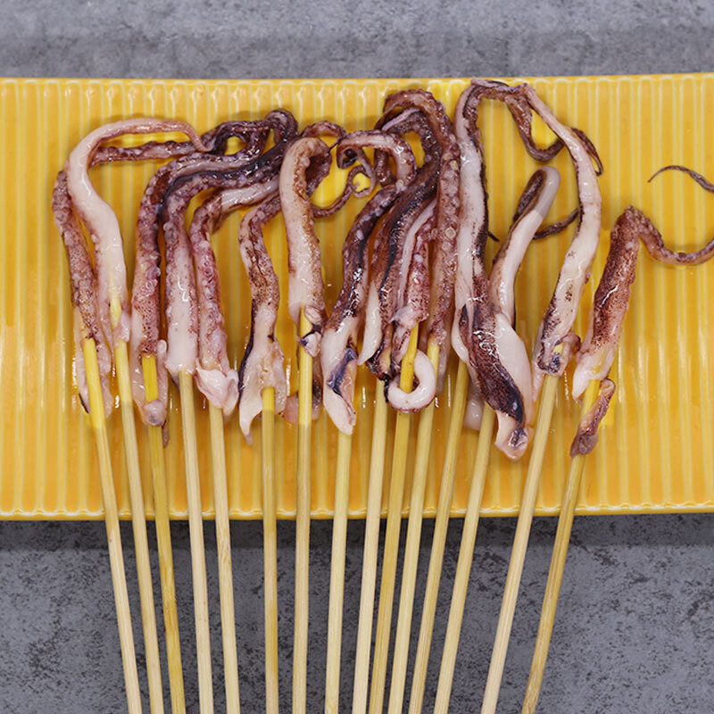 皓谦冷冻鱿鱼须串 网红夺命小串 户外烧烤油炸铁板小串 200串