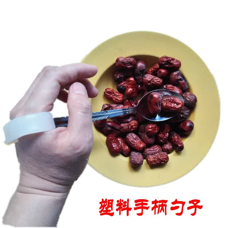 残疾人生活 截瘫偏瘫手无握力吃饭餐具残疾人日常生活辅助器具自助具