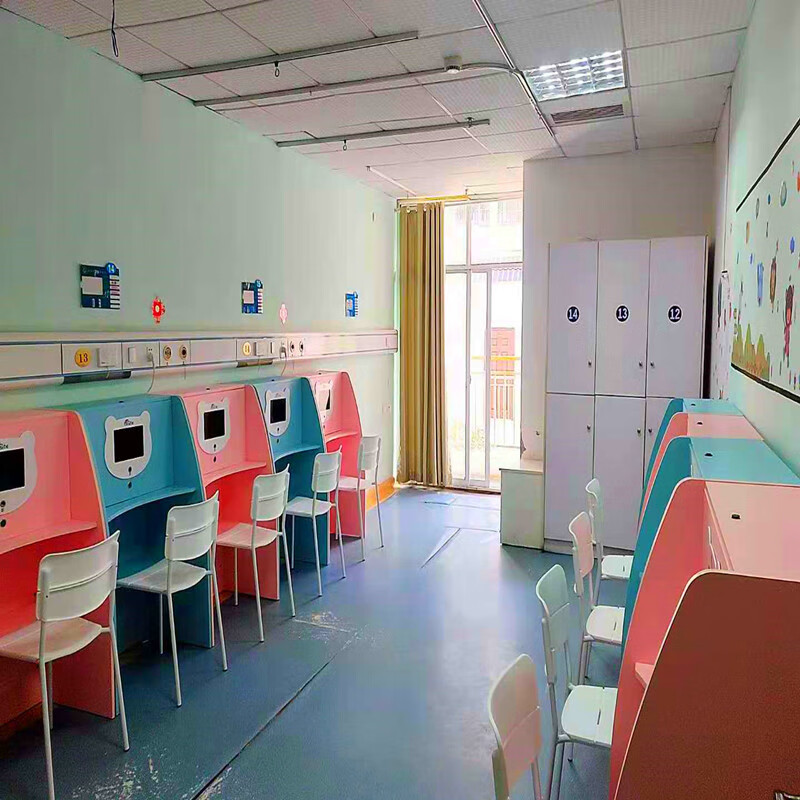 定制儿童雾化器桌诊所医院桌卫生室儿科雾化台专用桌 白色(联排)