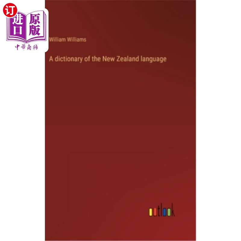海外直订a dictionary of the new zealand language 一本新西兰语