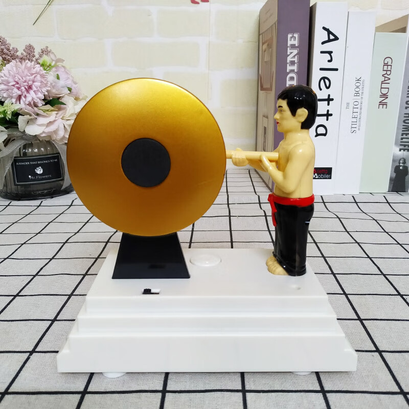 敲锣闹钟懒人强力变态叫醒学生专用大音量防赖床起床 *-jv白色