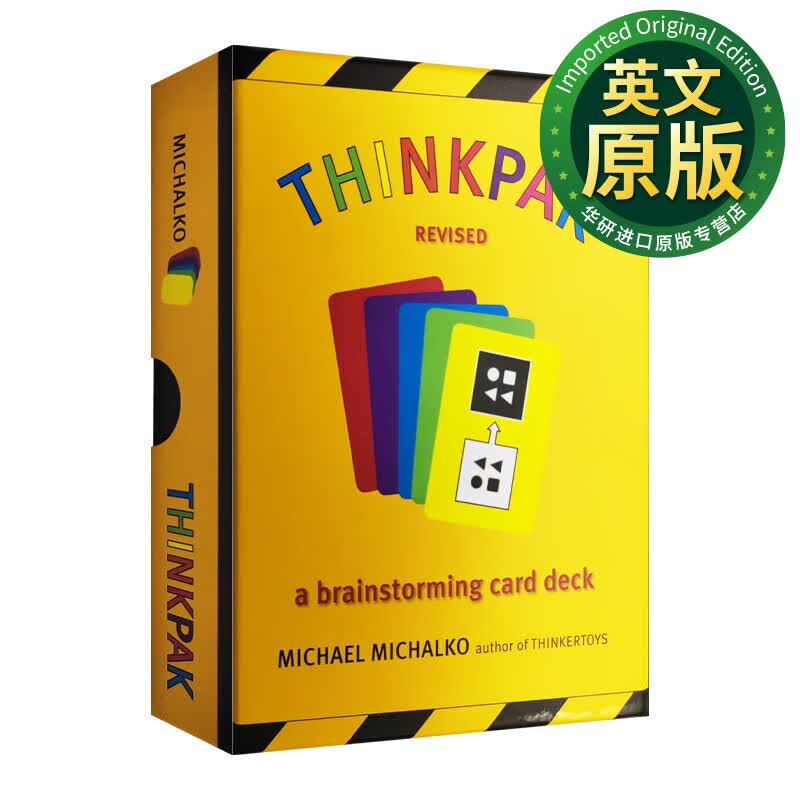 头脑风暴卡片 英文原版 thinkpak a brainstorming card deck michael