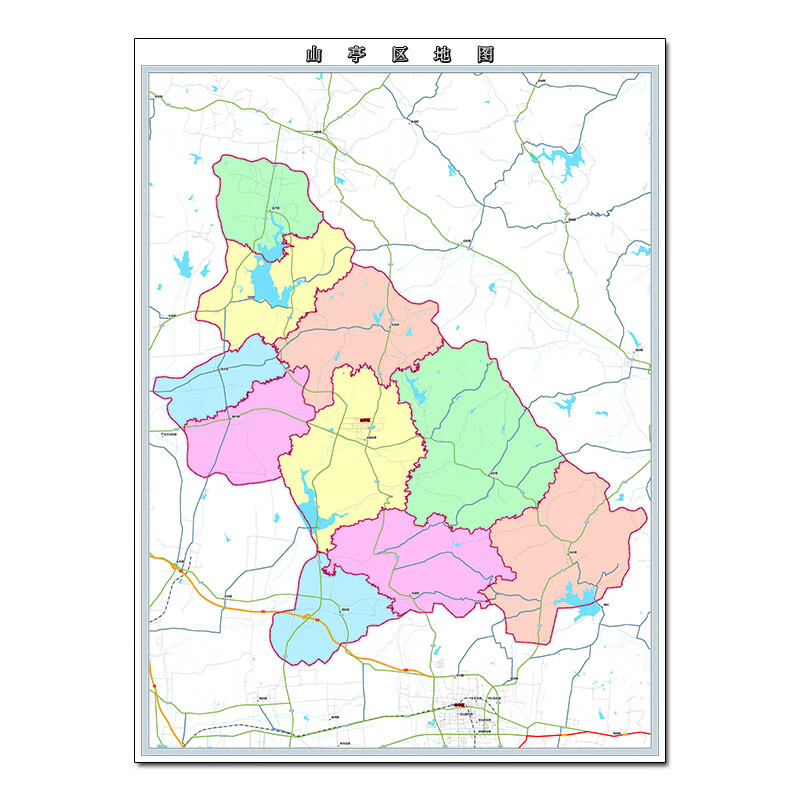 5*1.1m挂图 枣庄市 山亭区 1.5*1.1m挂图