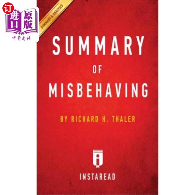 海外直订summary of misbehaving: by richard h.