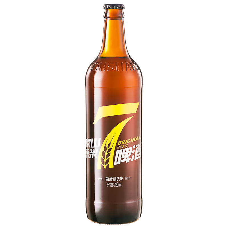TAISHAN/̩ɽơ�� ̩ɽ7��ԭ��8�Ȱ�ơ ƿװơ�� 720ml 6ƿ