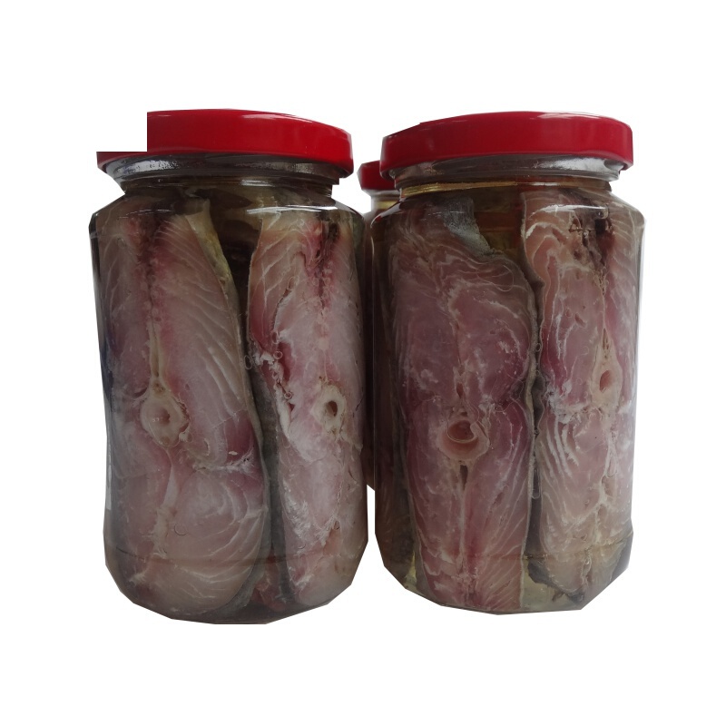 虎钢馋台山特产梅香咸鱼干 马鲛鱼 油浸霉香咸鱼 鲅鱼 马交鱼 臭香335