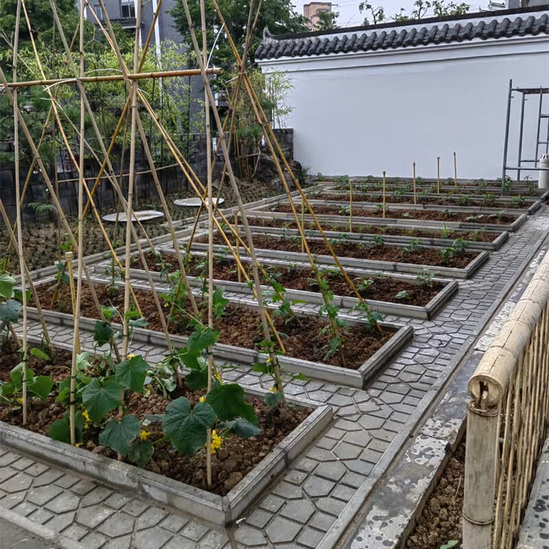 普若德成品水泥菜地沟板果园菜园围栏新农村建设花园混凝土菜沟板u型