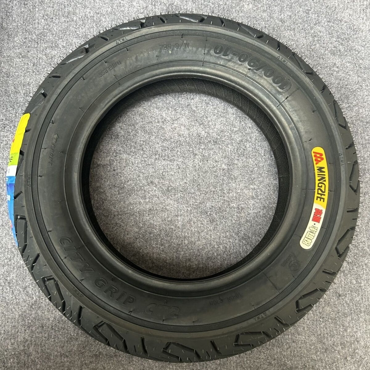 zihu明浙半热熔轮胎电动车10/12/17寸柳叶纹耐磨防滑九号改装防滑轮胎