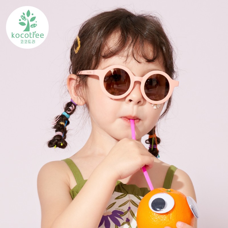 kocotree树儿童太阳镜耐弯折时尚防紫外线宝宝墨镜遮阳防晒偏光眼镜 维尔粉 宽度约13cm使用感如何?