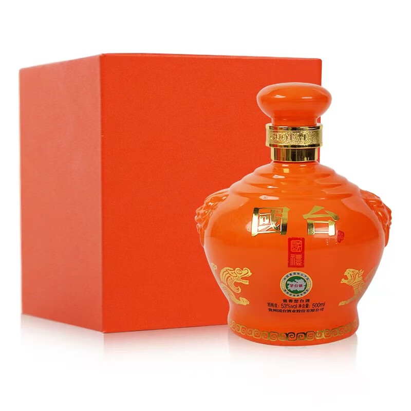 国台国礼 53度 酱香型白酒 茅台镇酱酒核心产区 送礼宴请 53度 500ml