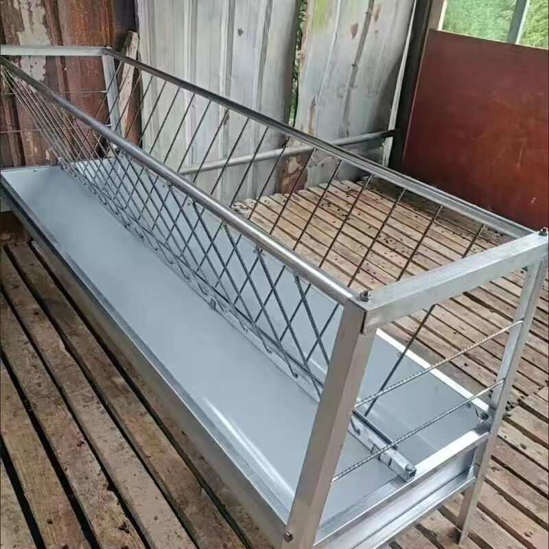 奔新农新款羊槽子,喂羊食槽,双面料槽干湿两用,加厚镀锌材质养羊设备