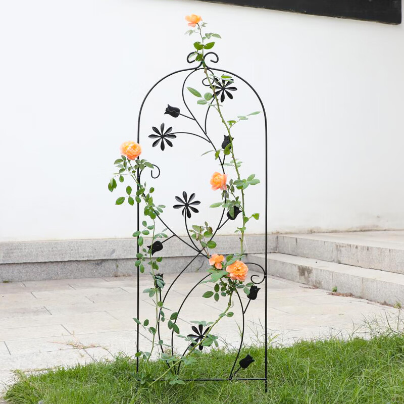 云珀爬藤架花架铁艺花栅栏栏栅篱笆屏风阳台隔断庭院户外花园藤架围栏