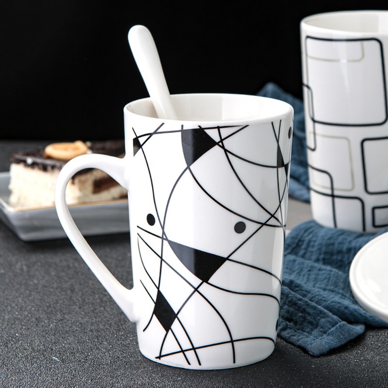 陶瓷-马克杯布丁瓷艺创意马克杯带盖勺大容量陶瓷茶水杯子评测解读该怎么选,评测不看后悔？