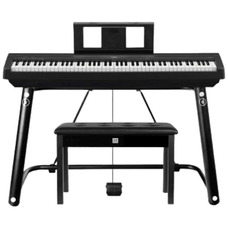 雅馬哈（YAMAHA）P45 電鋼琴 88鍵重錘鍵盤(pán) 數(shù)碼電子鋼琴全套配件+U型支架