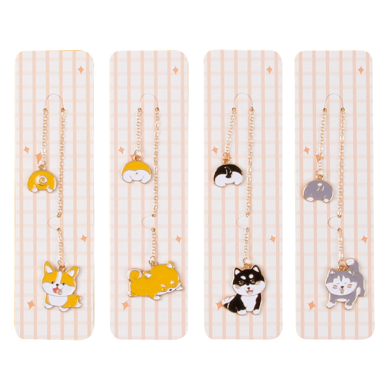 集物一册 蓝鲸宇航员金属书签文创礼物 小清新学生阅读分页书夹礼套装