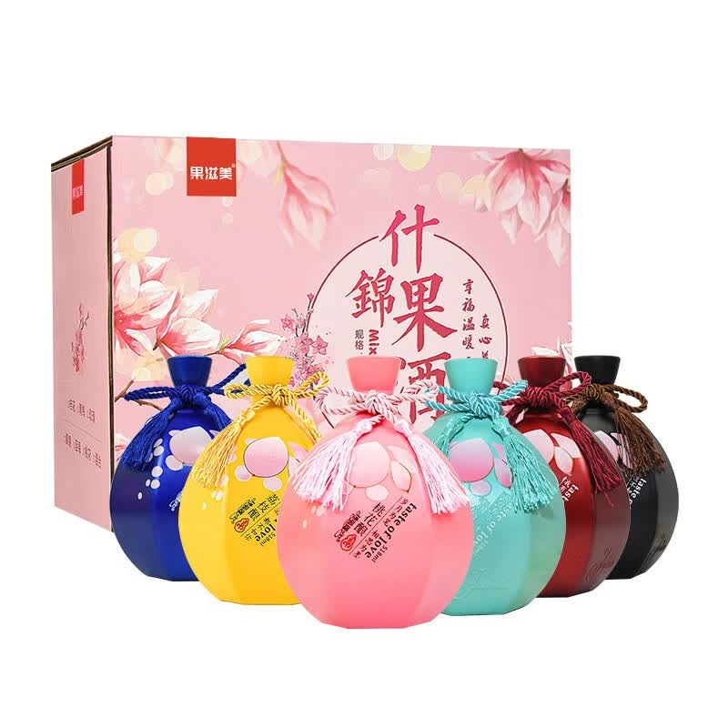果滋美 果酒 桃花酿花果酒 女生微醺青梅酒 甜酒5度桃花醉聚餐送礼 混合6瓶【518ml*6瓶】属于什么档次？
