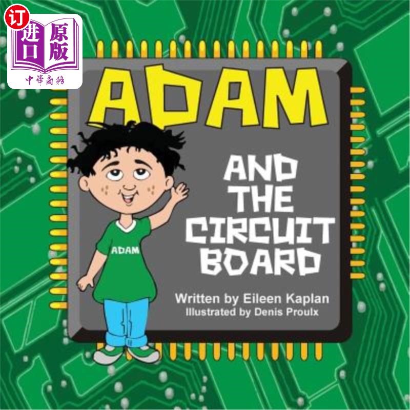 海外直订adam and the circuit board 亚当和电路板