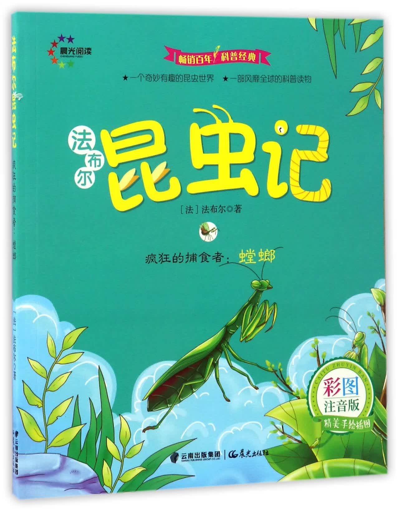 疯狂的捕食者 螳螂(彩图注音版) 法布尔昆虫记【正版好书,下单速发】