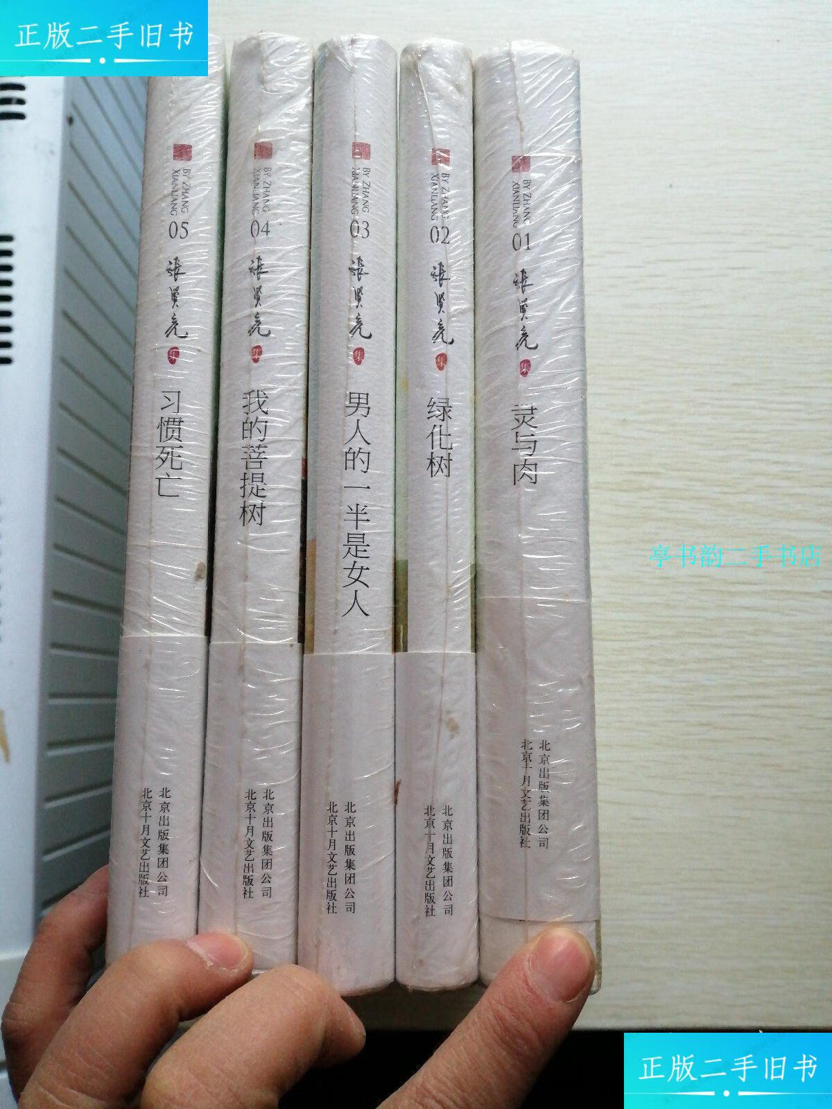 【二手9成新】精装张贤亮集:灵与肉,绿化树,男人的一半是女人,我的
