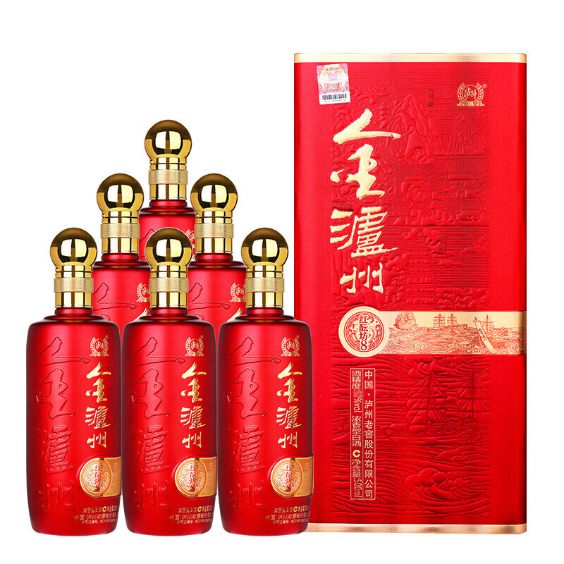 42度 500ml 6瓶 泸州老窖粮食优级酒