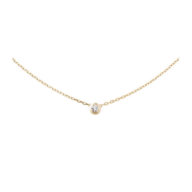cartier/卡地亚项链 diamants 项链大号款 0.18克钻石