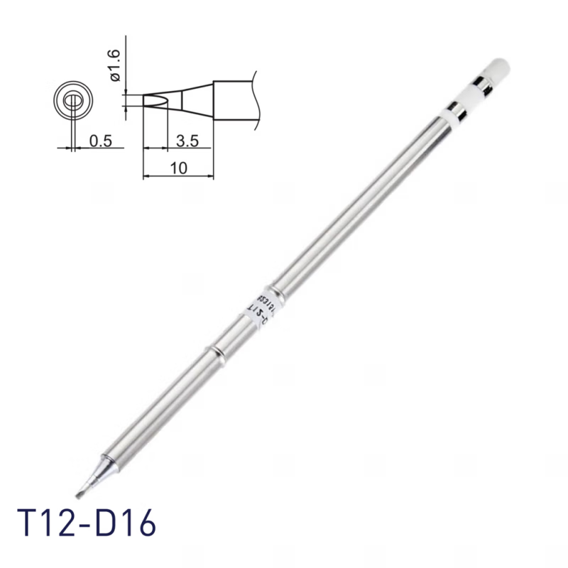 原裝日本白光HAKKO T12烙鐵頭尖頭馬蹄K刀頭D24焊咀FX-951 9501用 T12-D16