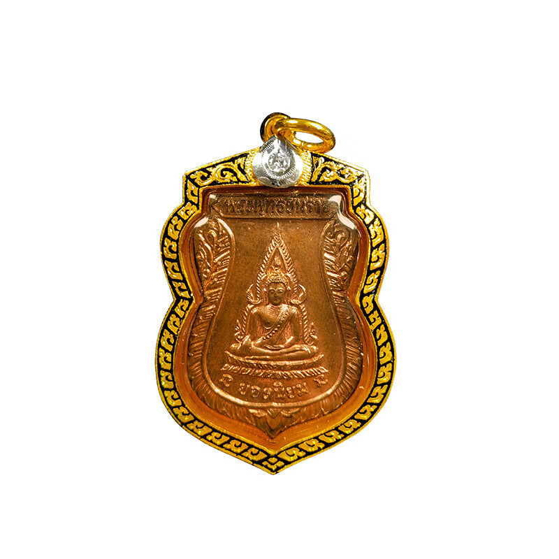酷奇象(kuqixiang)泰国佛牌 龙婆坤大师 玫瑰金头版火焰成功佛