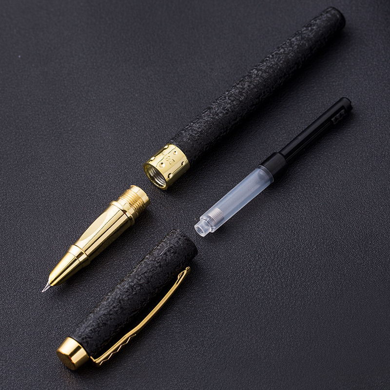 【现货现发】钢笔中小学男女学生书法练字用成人办公礼盒套装 雅典白 单支钢笔